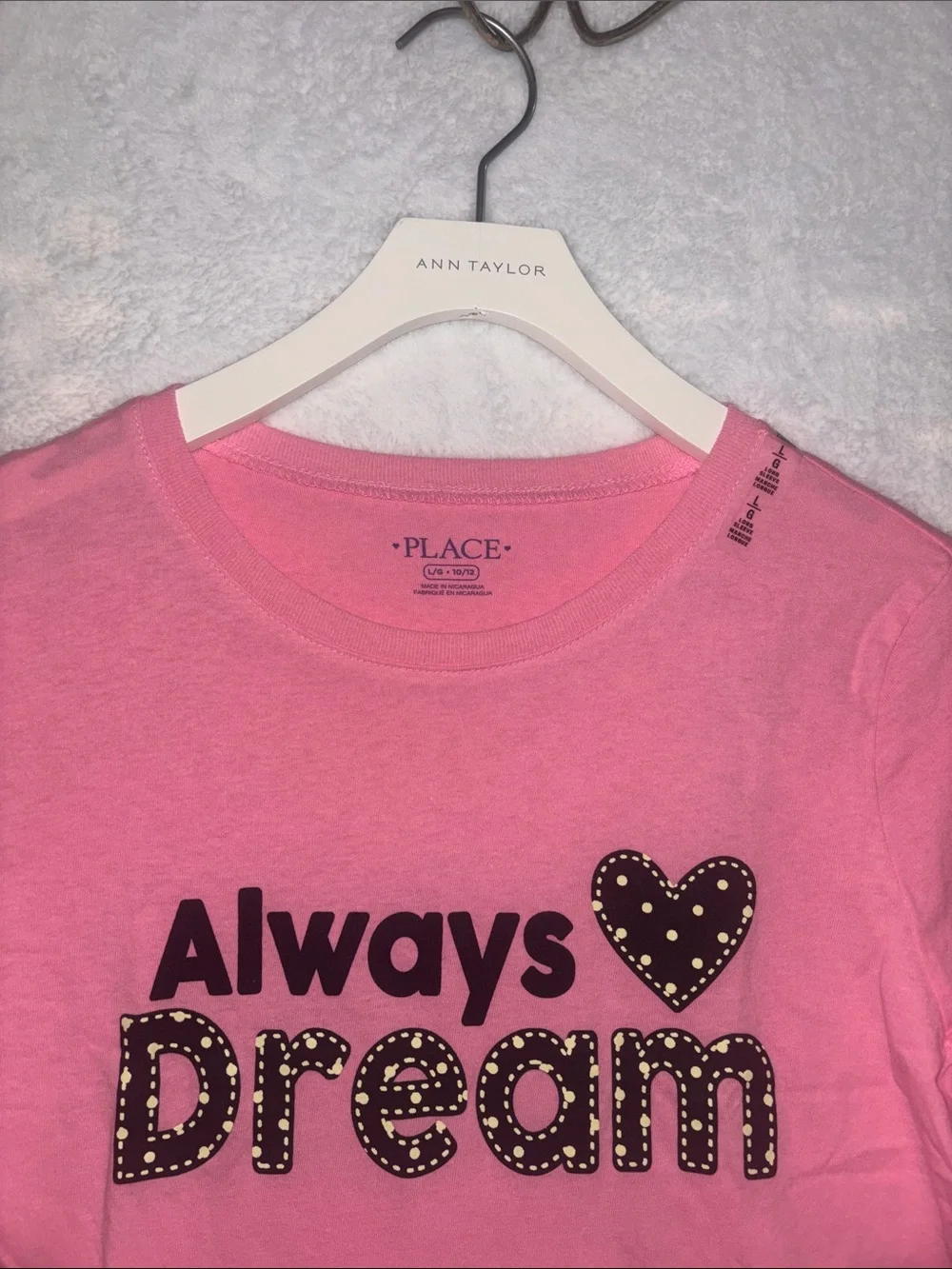 Always dream long sleeve girls 10/12 NWT